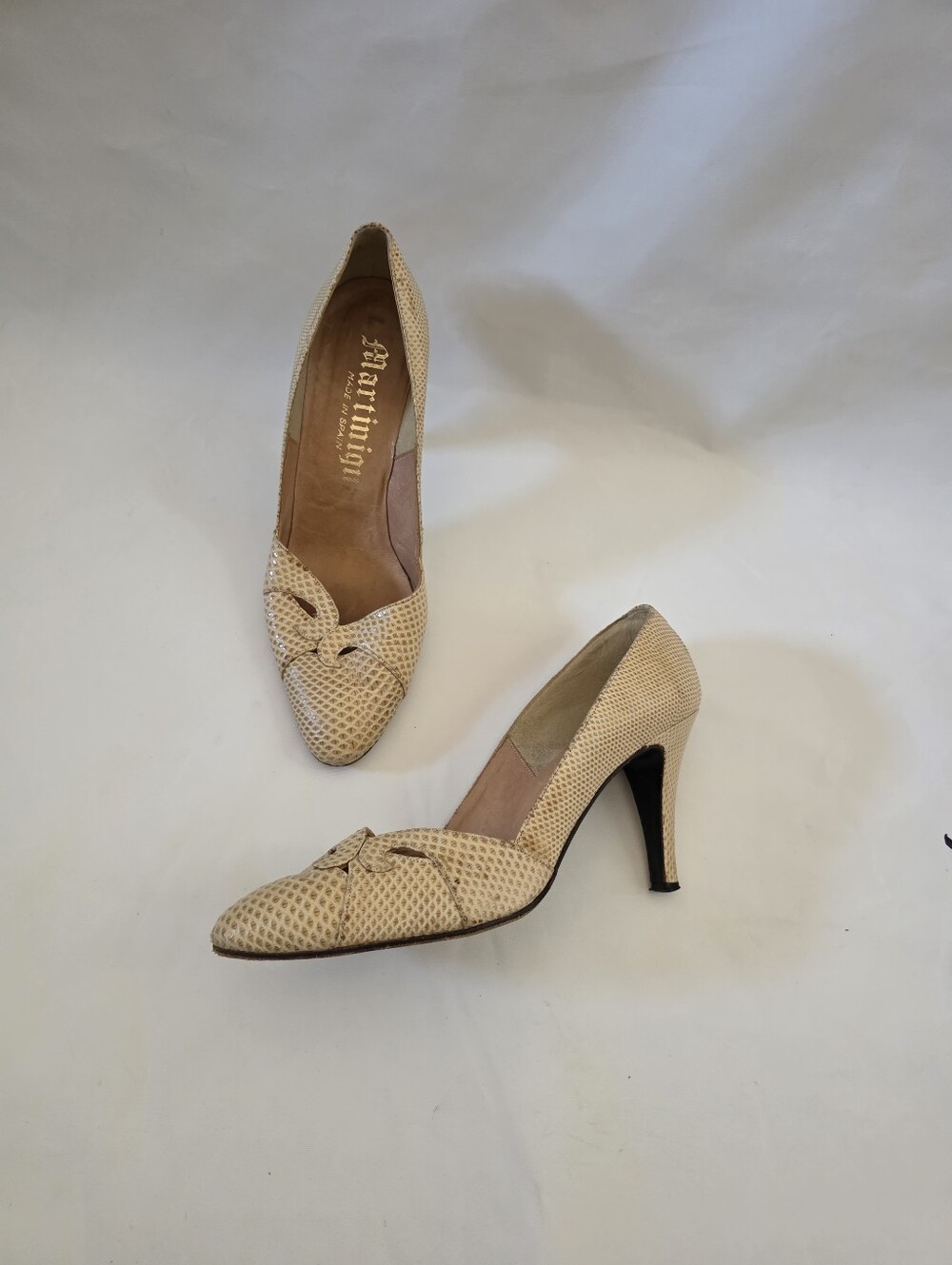 Vintage Martinique Heel Pumps 7 1/2 Made In Spain